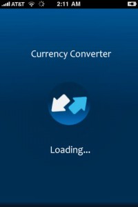 a screen shot of a currency converter