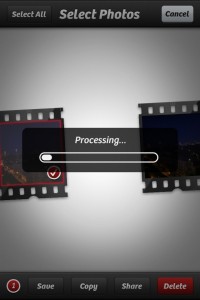 a screenshot of a video processing