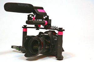 a camera with a microphone