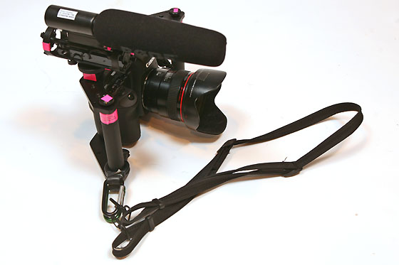 a camera with a microphone