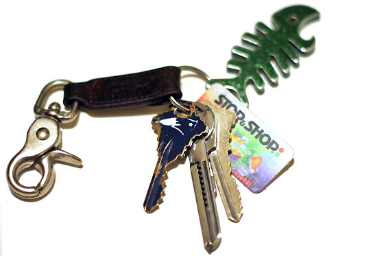 a key chain with a keychain and a key chain