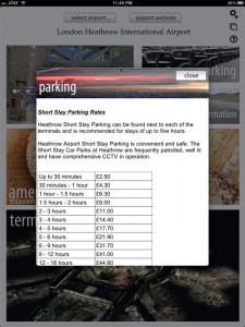 a screenshot of a parking program
