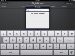 a keyboard on a tablet