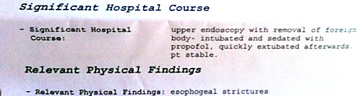 close-up of a paper with black text