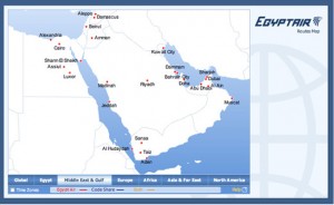 a map of the middle east