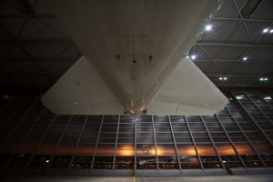 a close-up of a plane