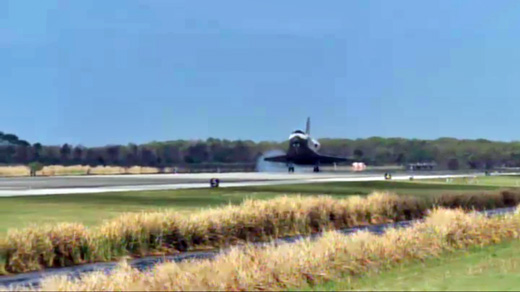 a jet taking off from a runway