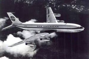 an airplane flying in the sky