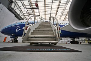 a flight going up to the plane