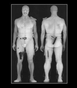 a man with guns in his body