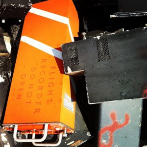 a pile of old electronic equipment