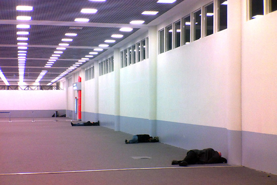 people lying on the floor