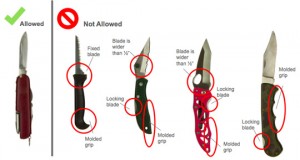 a different types of knives