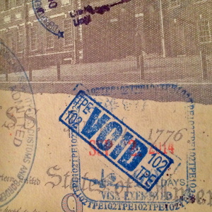a close up of a stamp